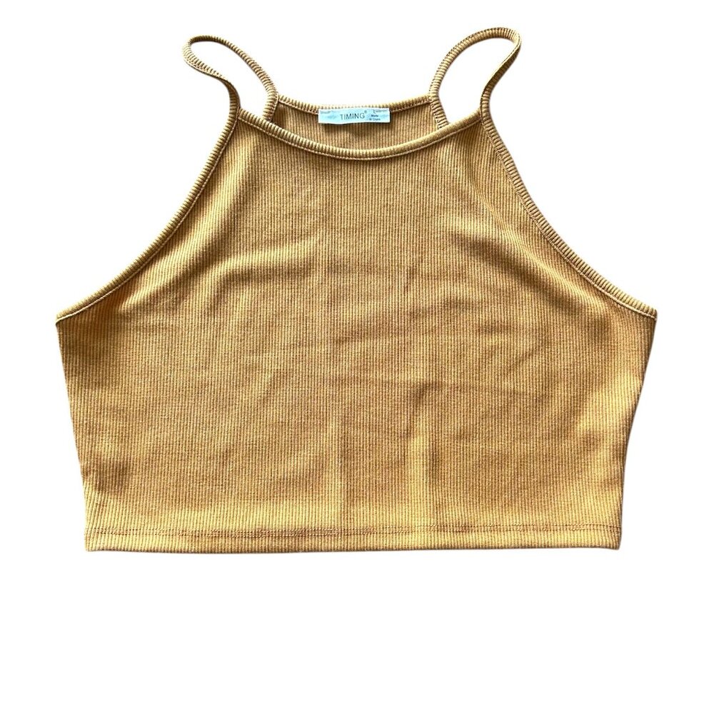 Timing Burnt Orange Tank Top